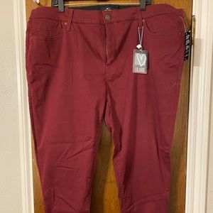 Lularoe Burgundy Skinny Jeans